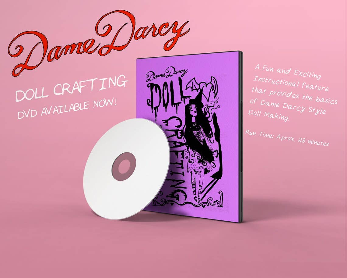 Dame Darcy - Wholesale DIY Craft Kit - Dame Darcy Doll Making DVD