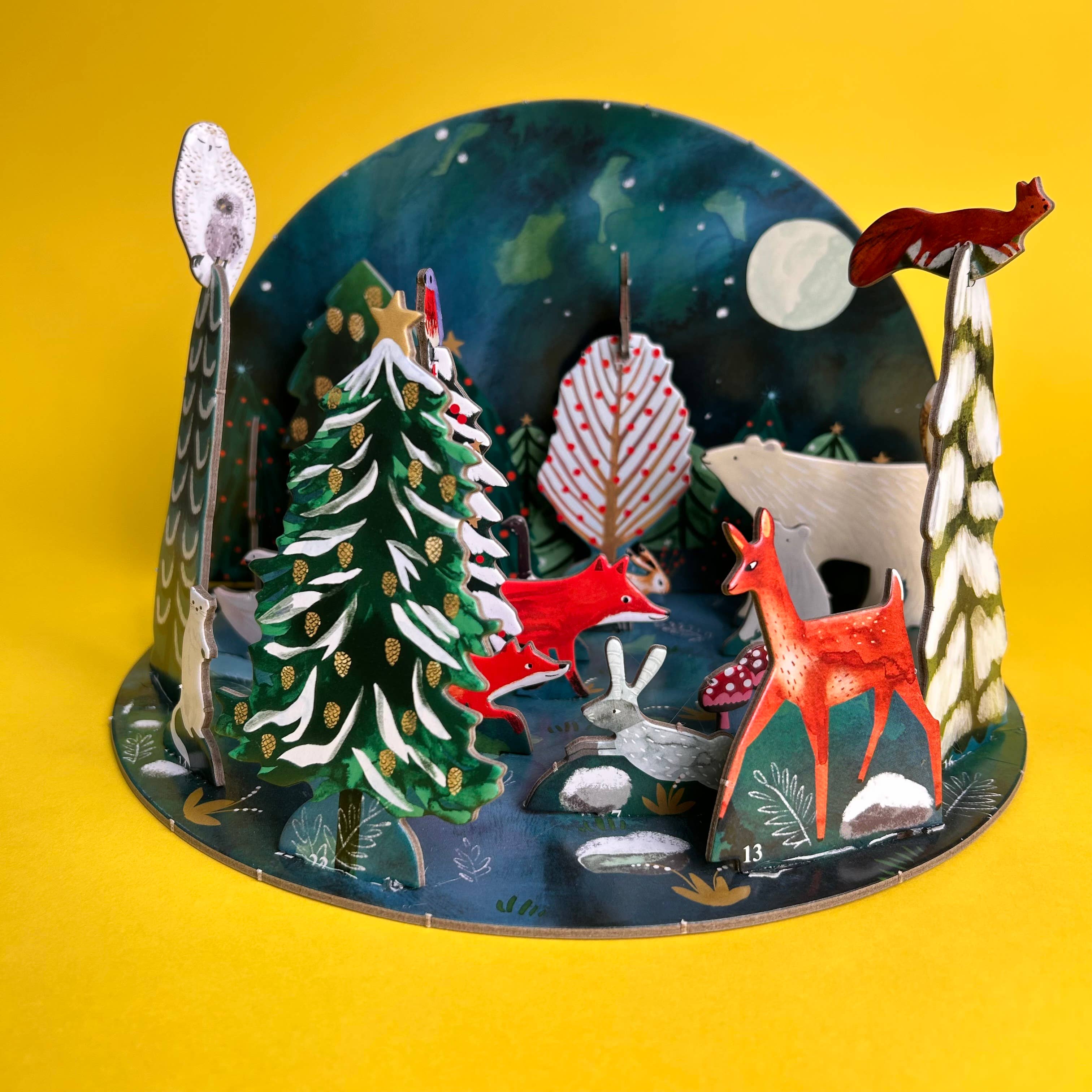 Roger La Borde - Wholesale Advent Calendar - Northern Lights Pop & Slot 3D Advent Calendar - POPA 4012