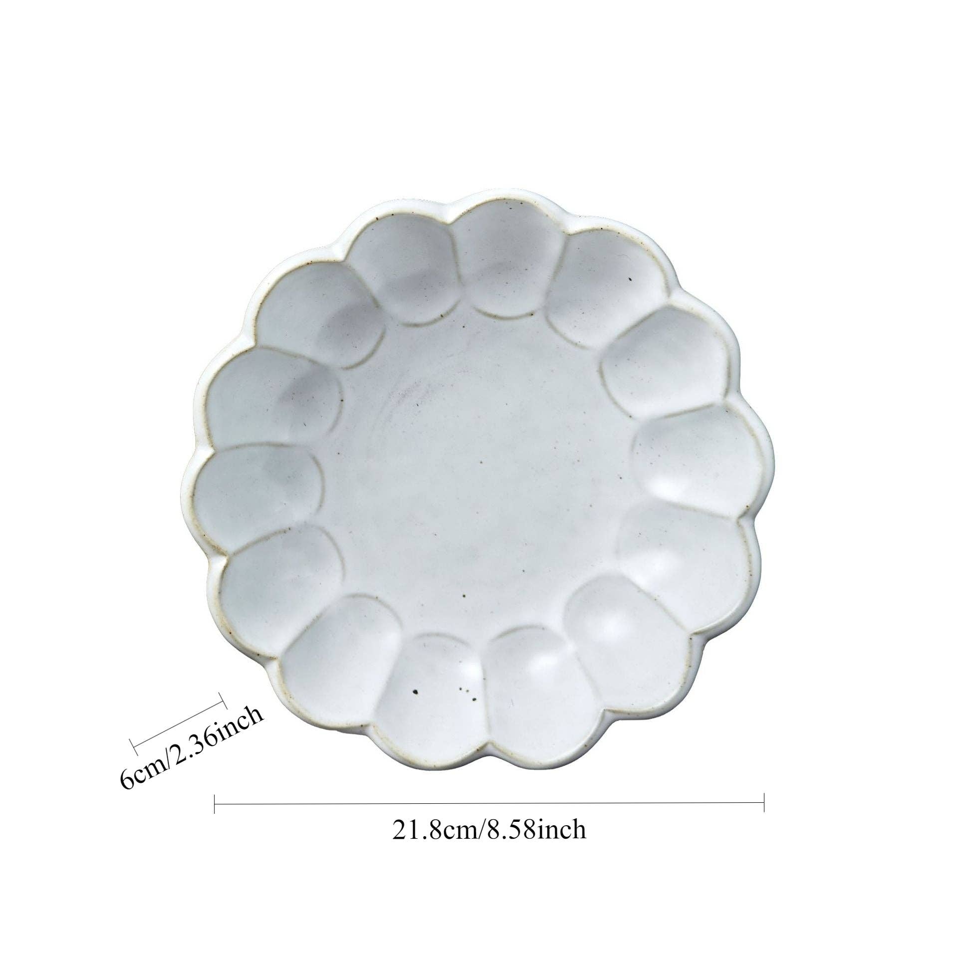 Gohobi （We cover U.S. import duties） - Vente Assiettes/plats/bols de décoration - Assiette-bol à pâtes en grès style japonais Gohobi à fleurs de poirier faite à la main5