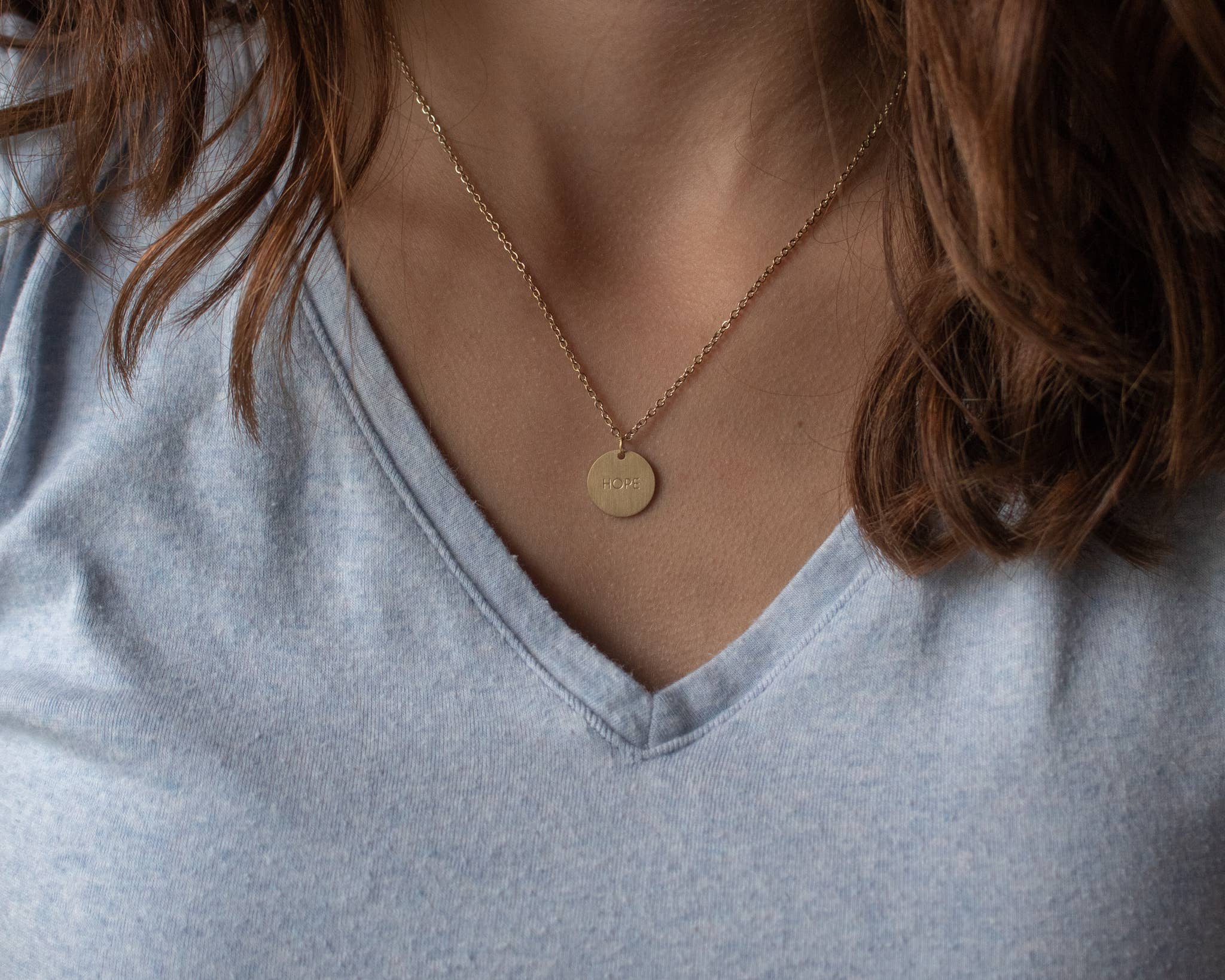 The Vintage Sparrow - Wholesale Pendant/Charm Necklace - Hope Pendant9