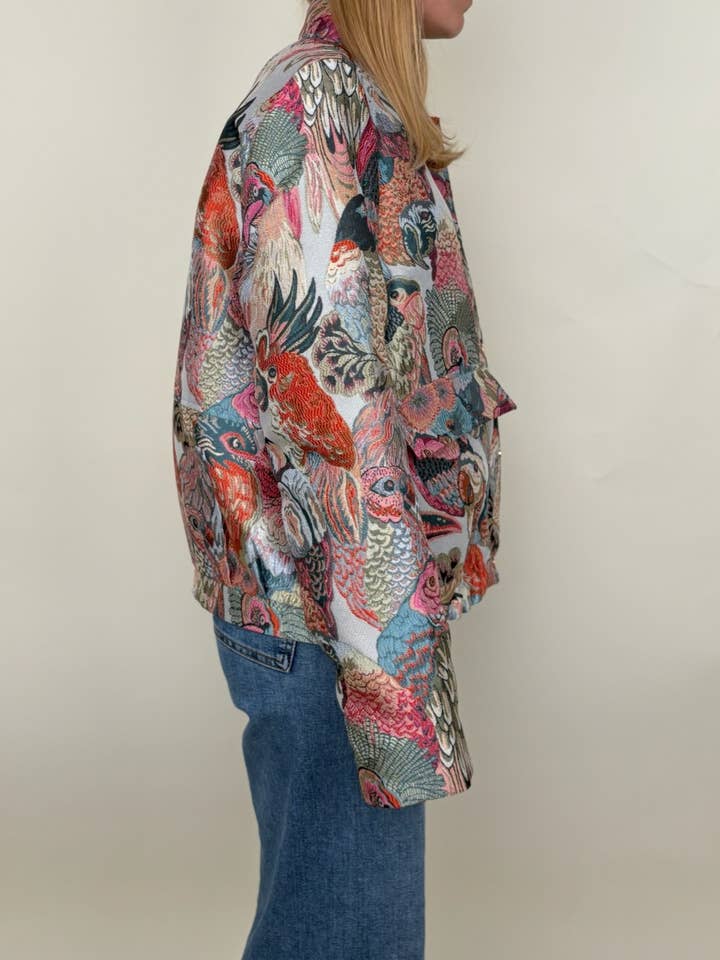 KZELL PARIS - Wholesale Jacket - Women's - METALLIC JACQUARD PATTERN JACKET4