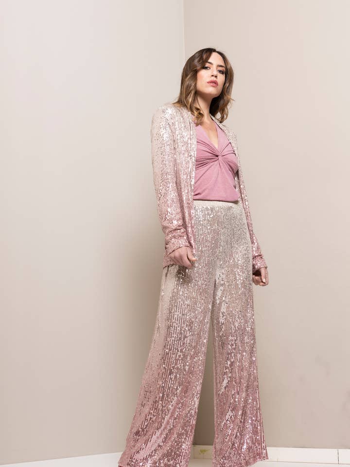 PAMELA - giacca pailettes sfumate per la vendita all'ingrosso da parte di BE LIMOUSINE