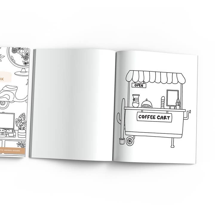 Jess' Paper Co. - Wholesale Coloring Book - Adult - The Cozy Colouring Book by Jess' Paper Co.