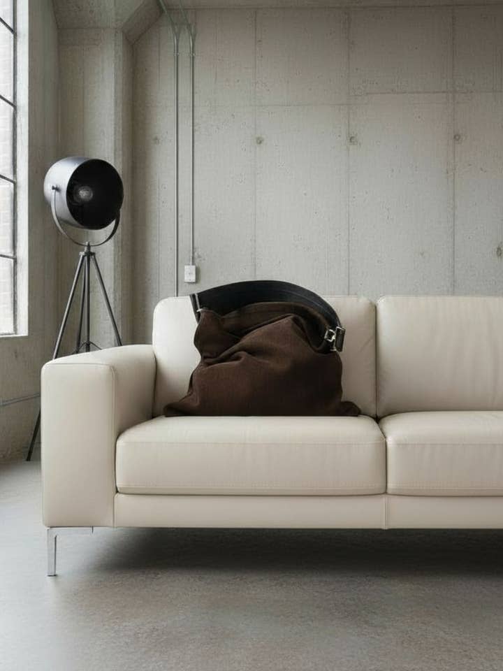 Akathi mockaväska i mörkbrunt för wholesale av ANA KOUTSI