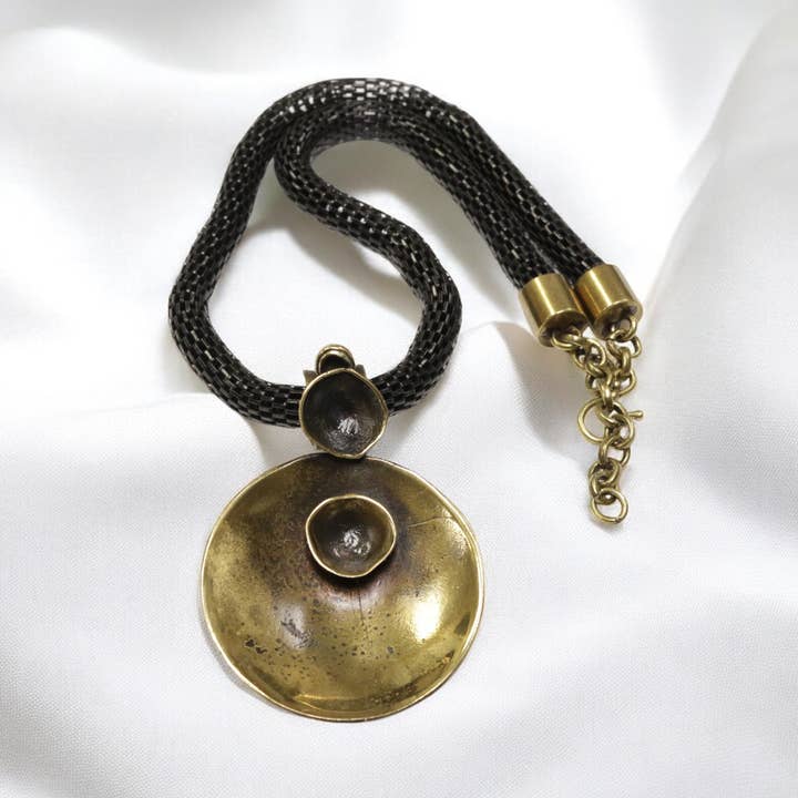 Articolo n. BRN-1016 - Collana in ottone per la vendita all'ingrosso da parte di The Ancient Bazaar Jewelry & Accessories