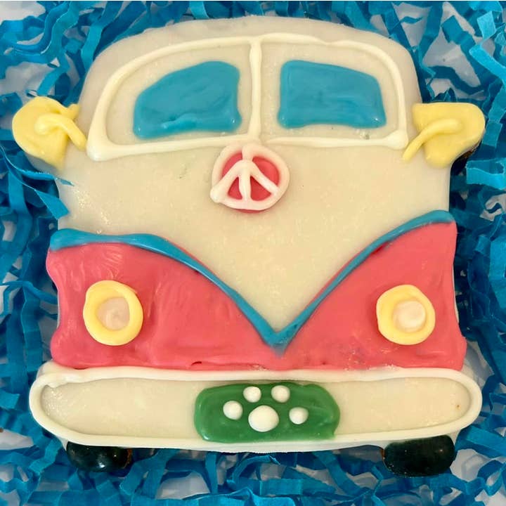 Groovy Van Dog Treat for wholesale by DELCO DOG CO.