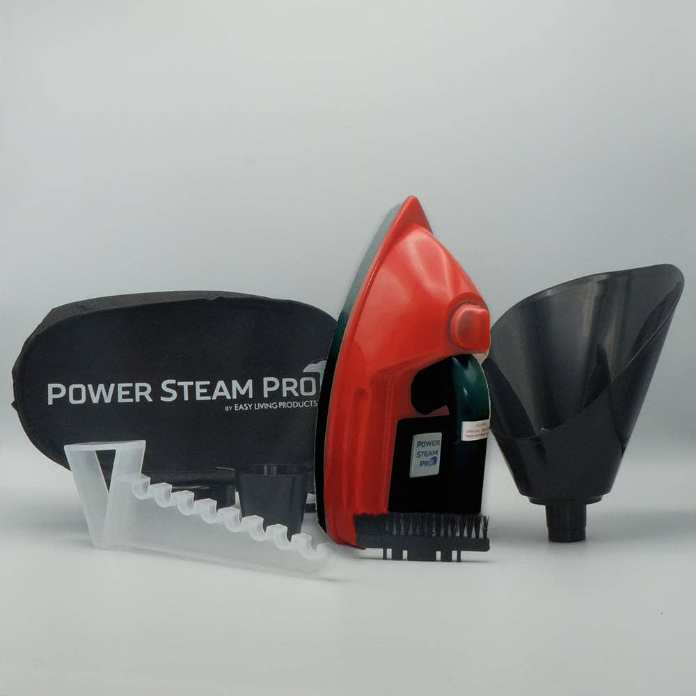 Easy Living Products - Wholesale Steamer - Power Steam Pro Red Set1