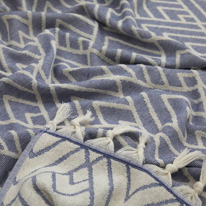 Kikoya - Wholesale Beach Towel - Cordoba Turkish Cotton Towels 36x66" Light weight Terry Spa 1