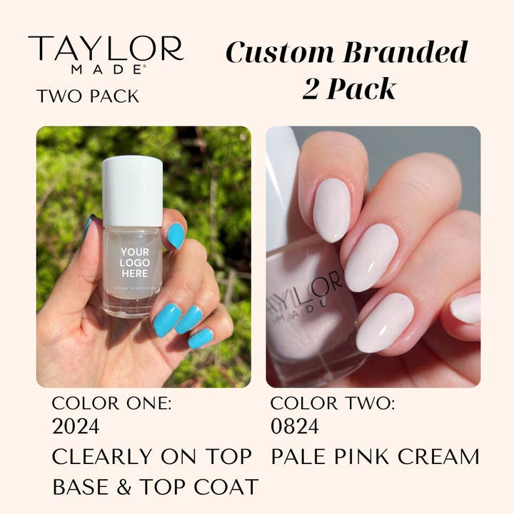 Taylor Made Polish - Vendita all'ingrosso Smalto per unghie - Smalto per unghie personalizzato: confezione da 2 a lunga tenuta + vegano + non tossico198
