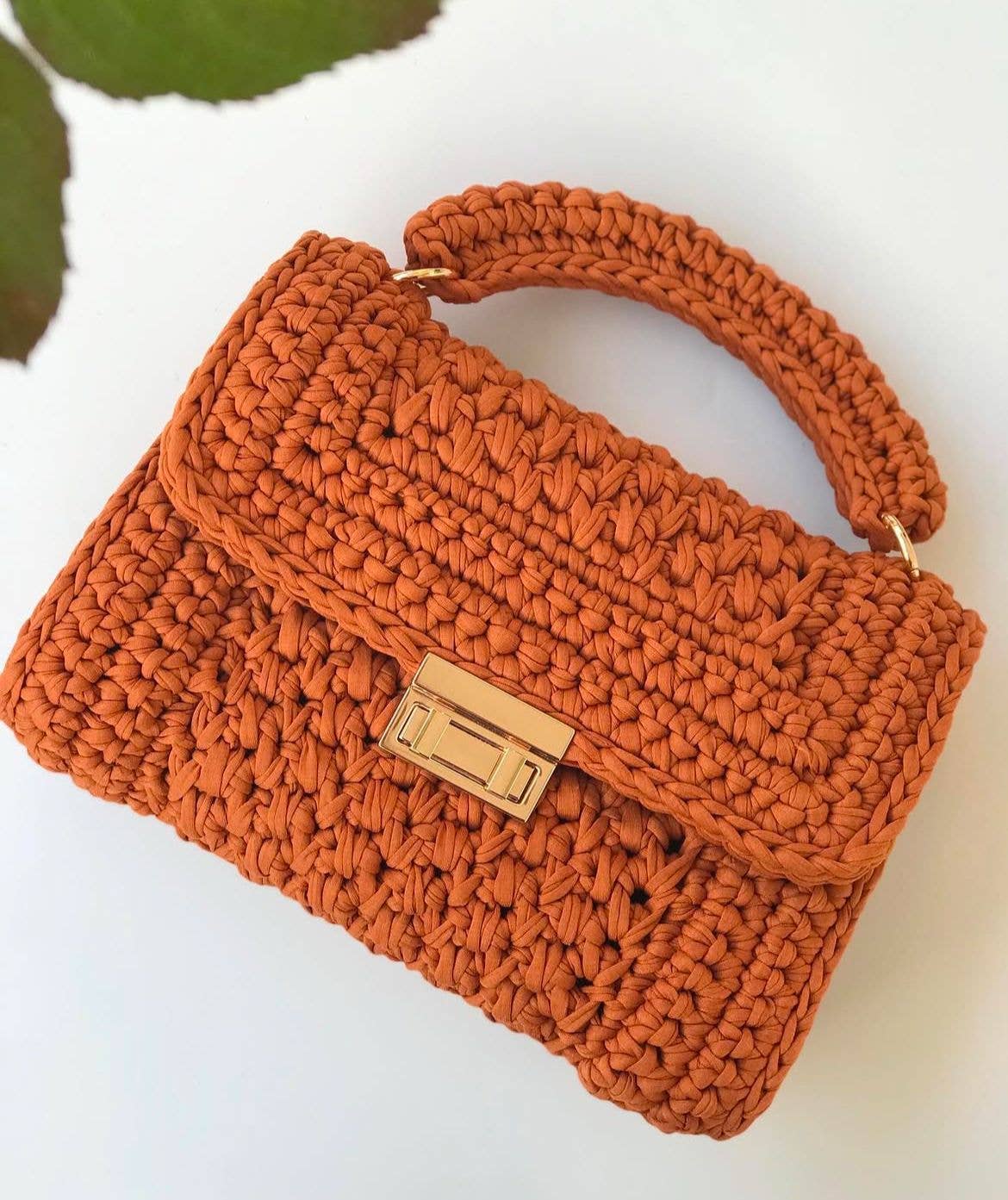 CHQEL - Wholesale Clutch Bag - Women's - CHQEL Tan Clutch Bag for Women Handmade Crochet Purse