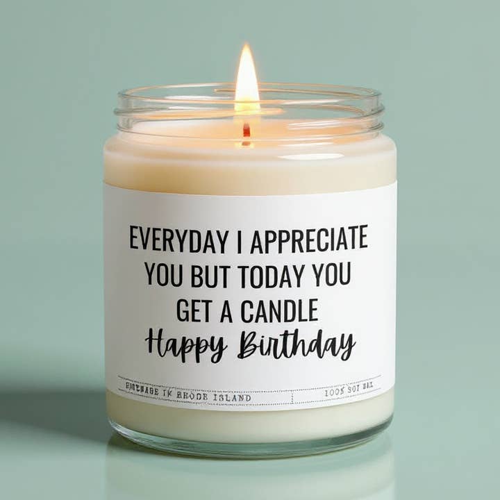 Cam Candles - Wholesale Jar/Filled Candle - Everyday I Appreciate You...0