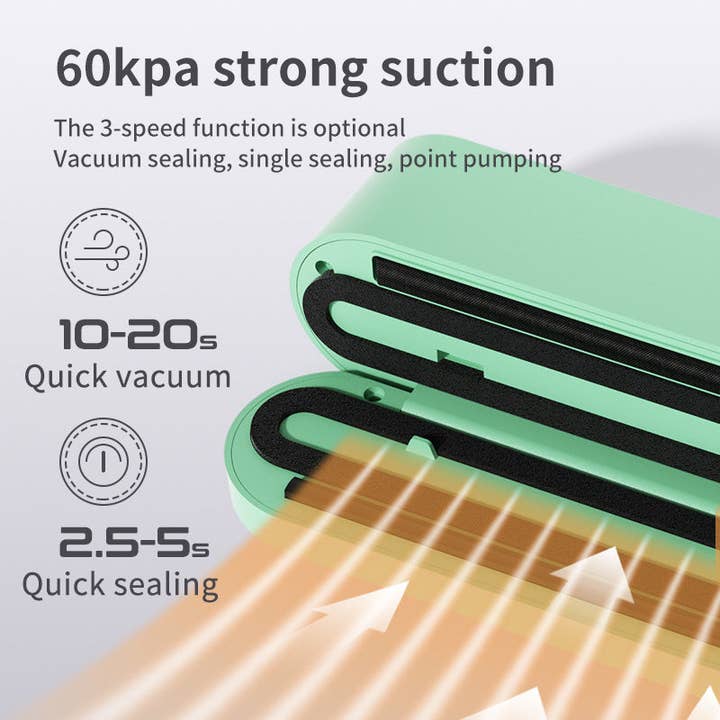 VIGOR - Wholesale Kitchen Appliance - 3 in 1 Portable Vacuum Food Sealers Foodsaver4