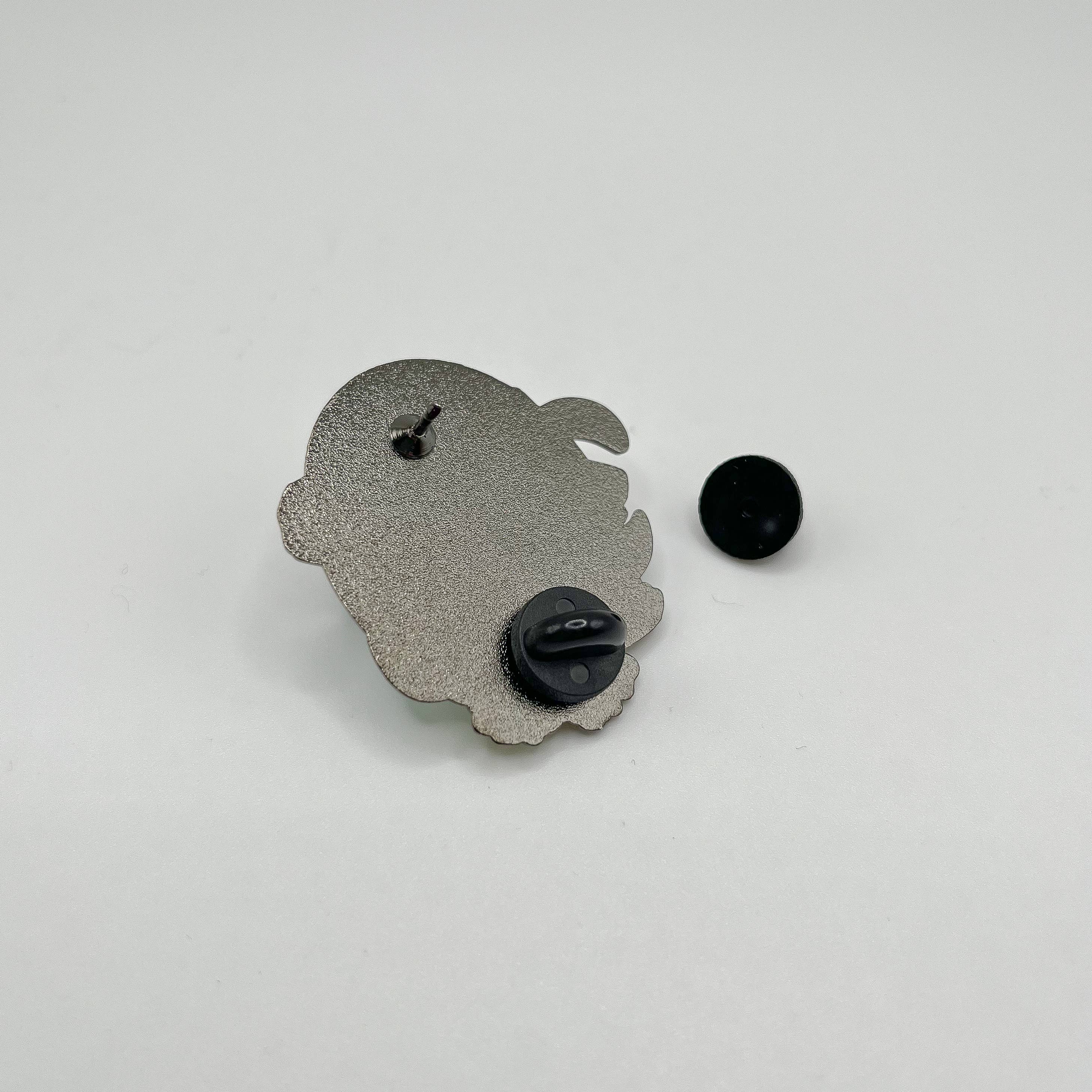 Geekly Whimsical - Wholesale Lapel Pin/Button - Dapper Dinos - Dorthea Raptor Enamel Pin2