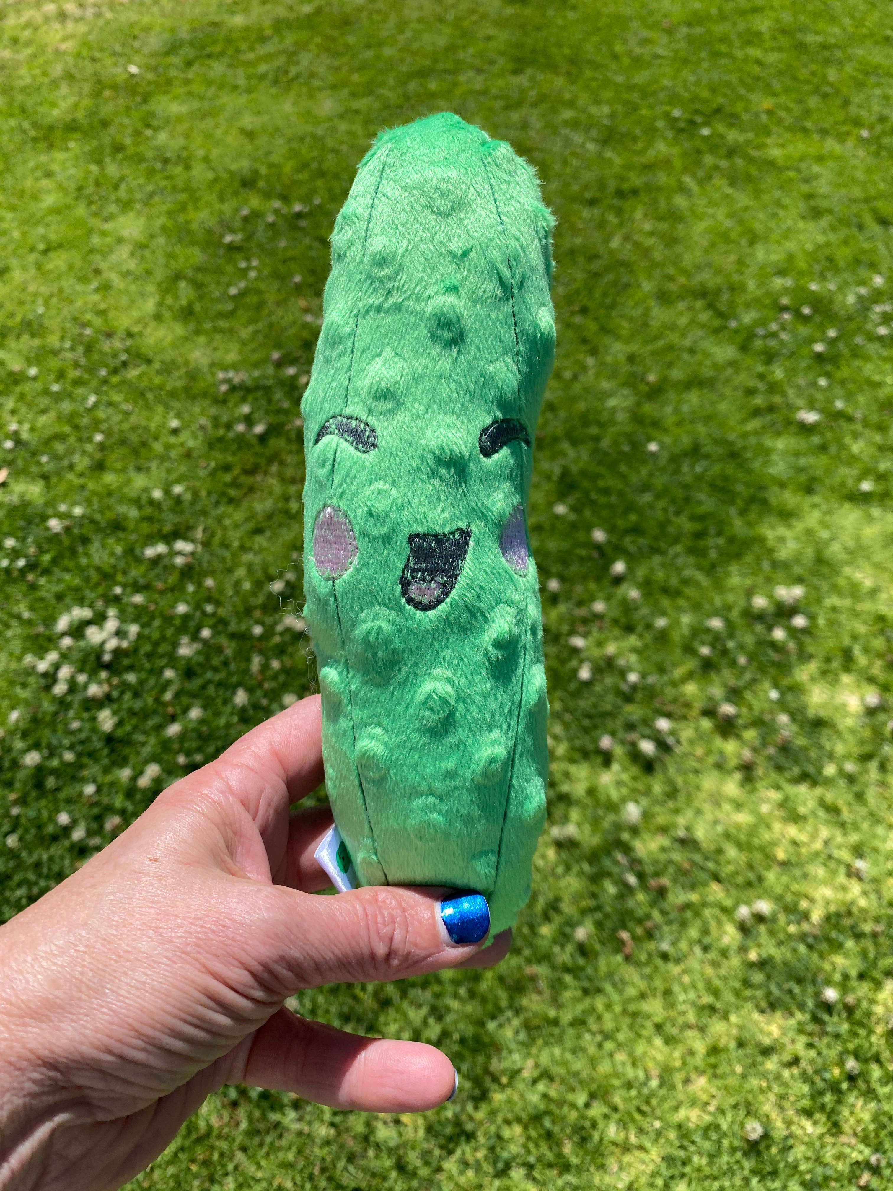 Screaming Pickles - Wholesale Pet Toy - Cat - Handmade Pet Toys - Catnip Kickers Double Stuffed Pickles0