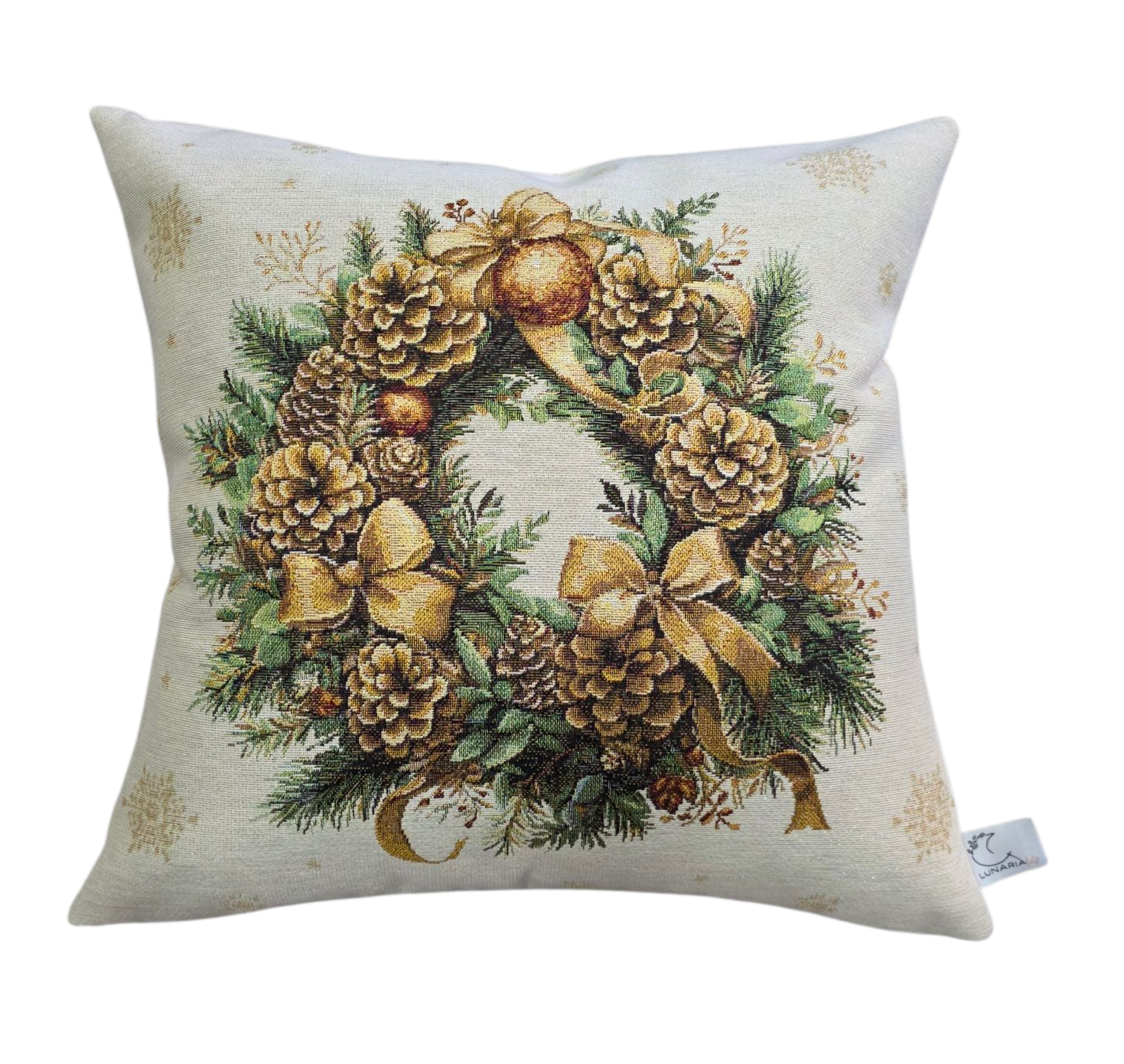 Lunaria Lab - Wholesale Throw/Decorative Pillow - Lantern Gobelin Lurex Cushion Cover 3 variants3