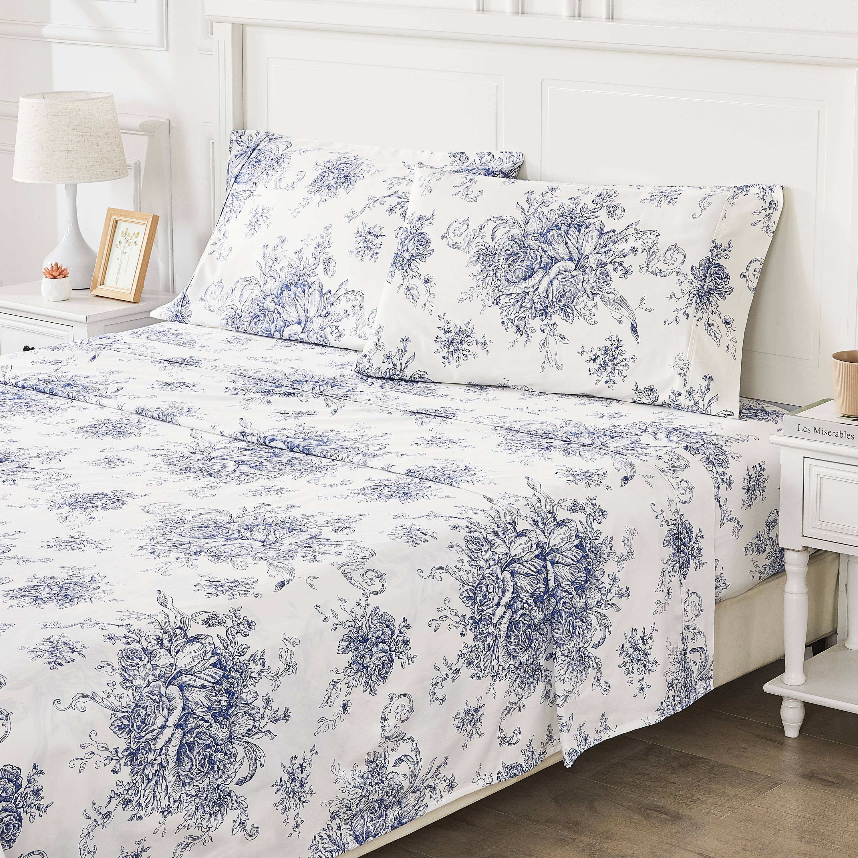 Mélange Home - Wholesale Sheet Set - Toile Printed Cotton Sheet Set12