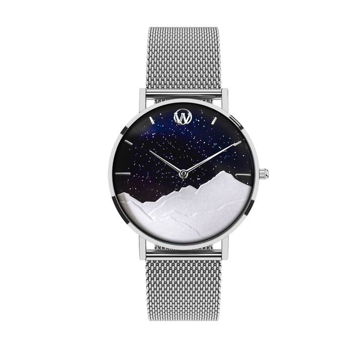 Night Mountains Waterproof Watch for wholesale by Woodstock Zambon