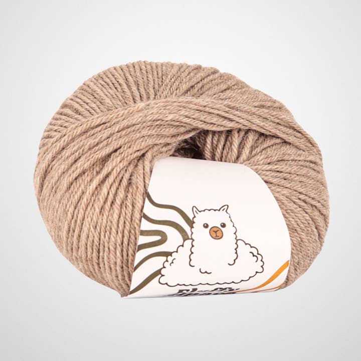 Fluffy Alpaca - Strickgarn - 100% Alpakawolle - Straßenstaubgrau für den Großhandel von Wølmark Finland