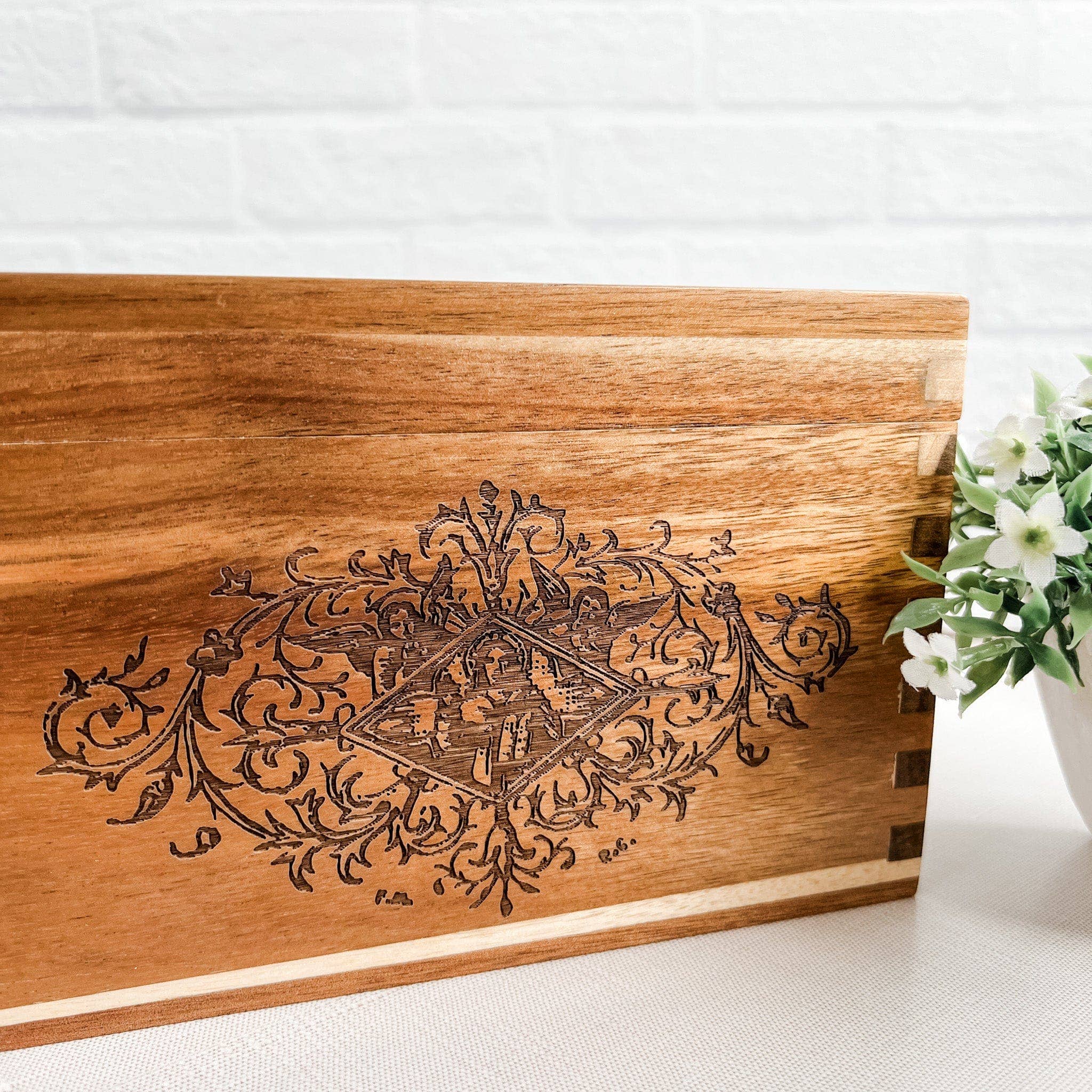 The Little Rose Shop - Wholesale Decorative Box - Wooden Prayer Card Box3