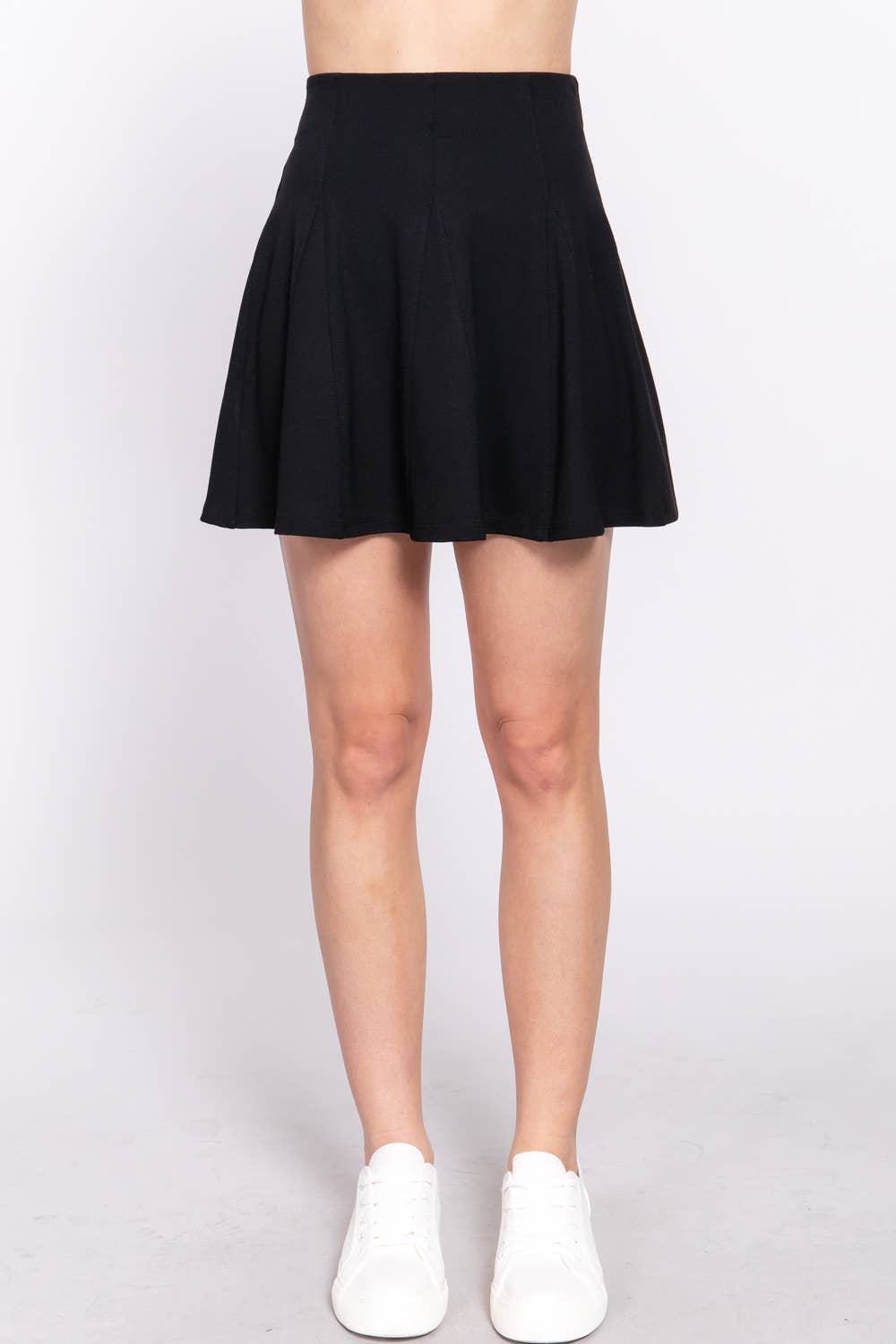 Active Basic | Active USA - Wholesale Skirt - Women's - Ponte Mini Skater Skirt18
