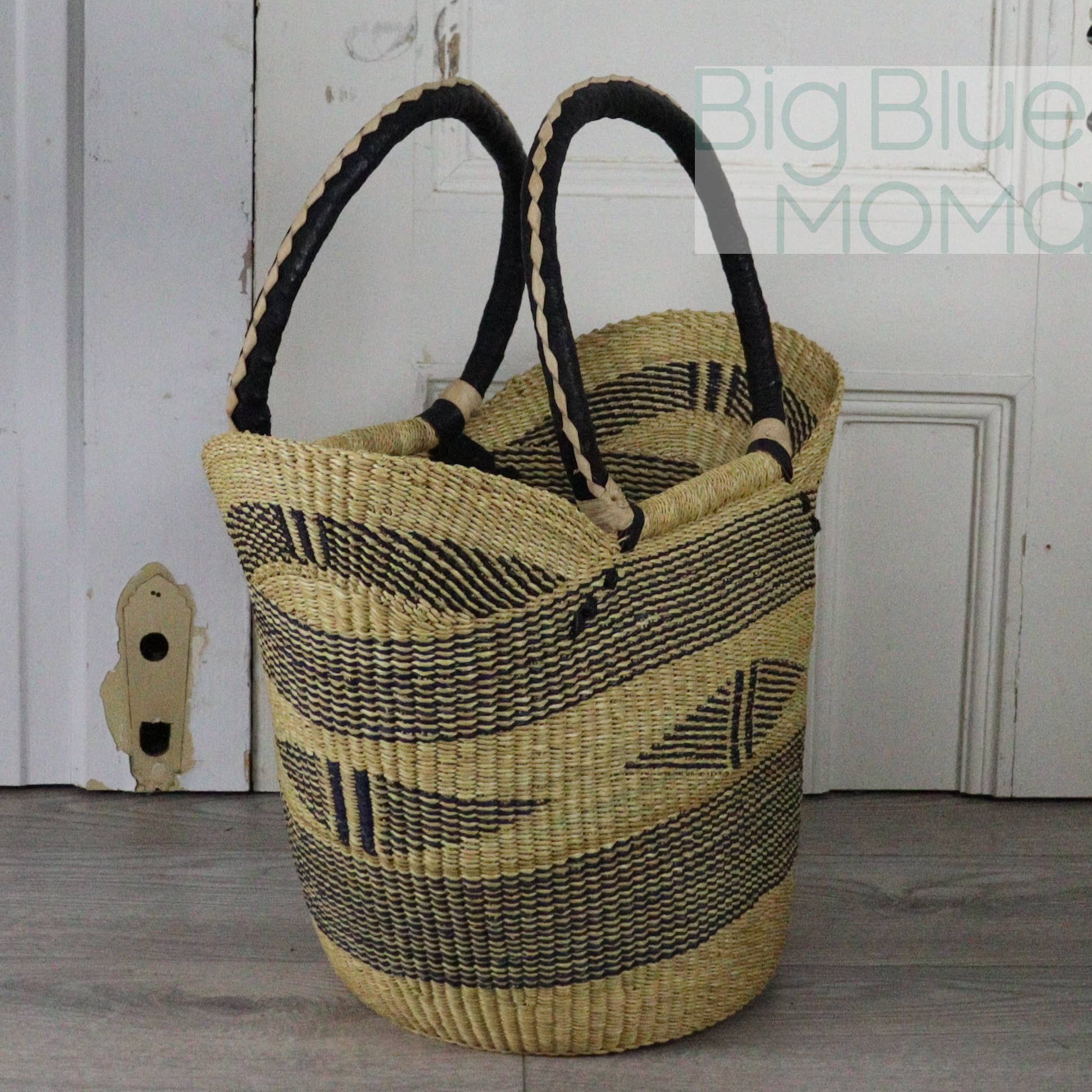 Big Blue Moma - Wholesale Beach Bag - U Shopper Large - Natural Palette11