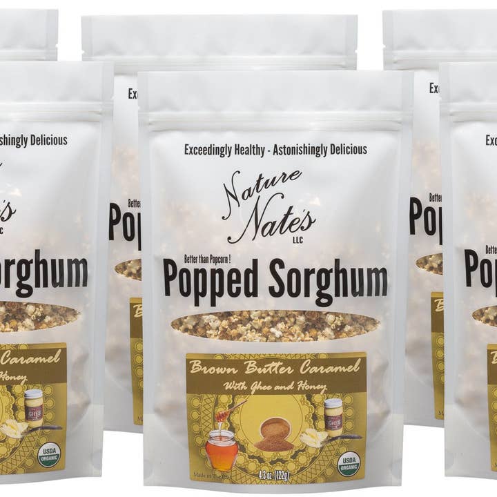Nature Nate's LLC - Wholesale Popcorn - Organic Popped Sorghum Brown Butter Caramel3