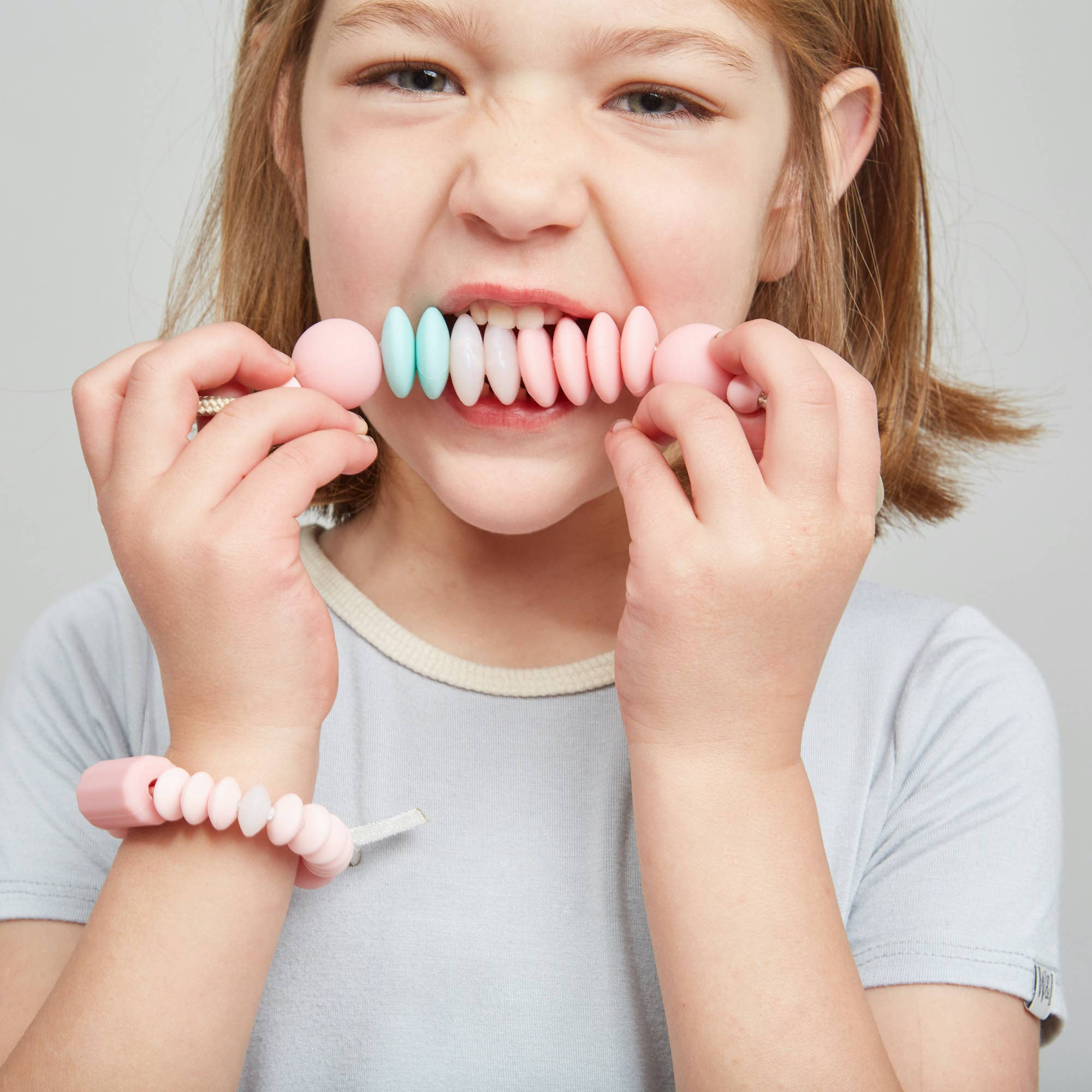 January Moon - Wholesale Beaded Bracelet - Kids - Cotton Candy Sensory Bracelet2