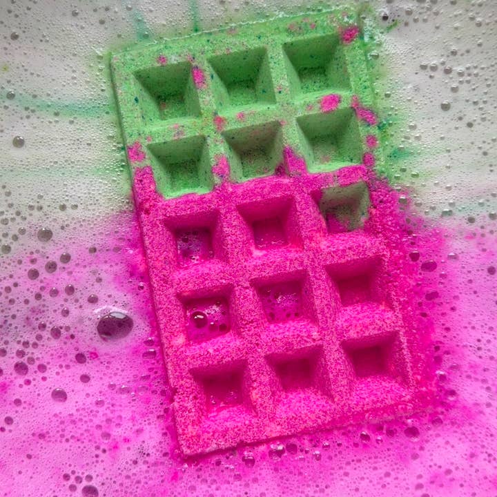 Watermelon 🍉 Waffle Bath Bomb for wholesale by Funfetti Body