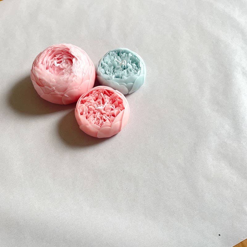 House of Shokunin - Wholesale Novelty Candle - Cake Topper, Home Decorative Candle, Party Candle, Handcrafted Scented Candle, Peony Flower Candle, Floral Gift Candle, Pink Flower Candle5