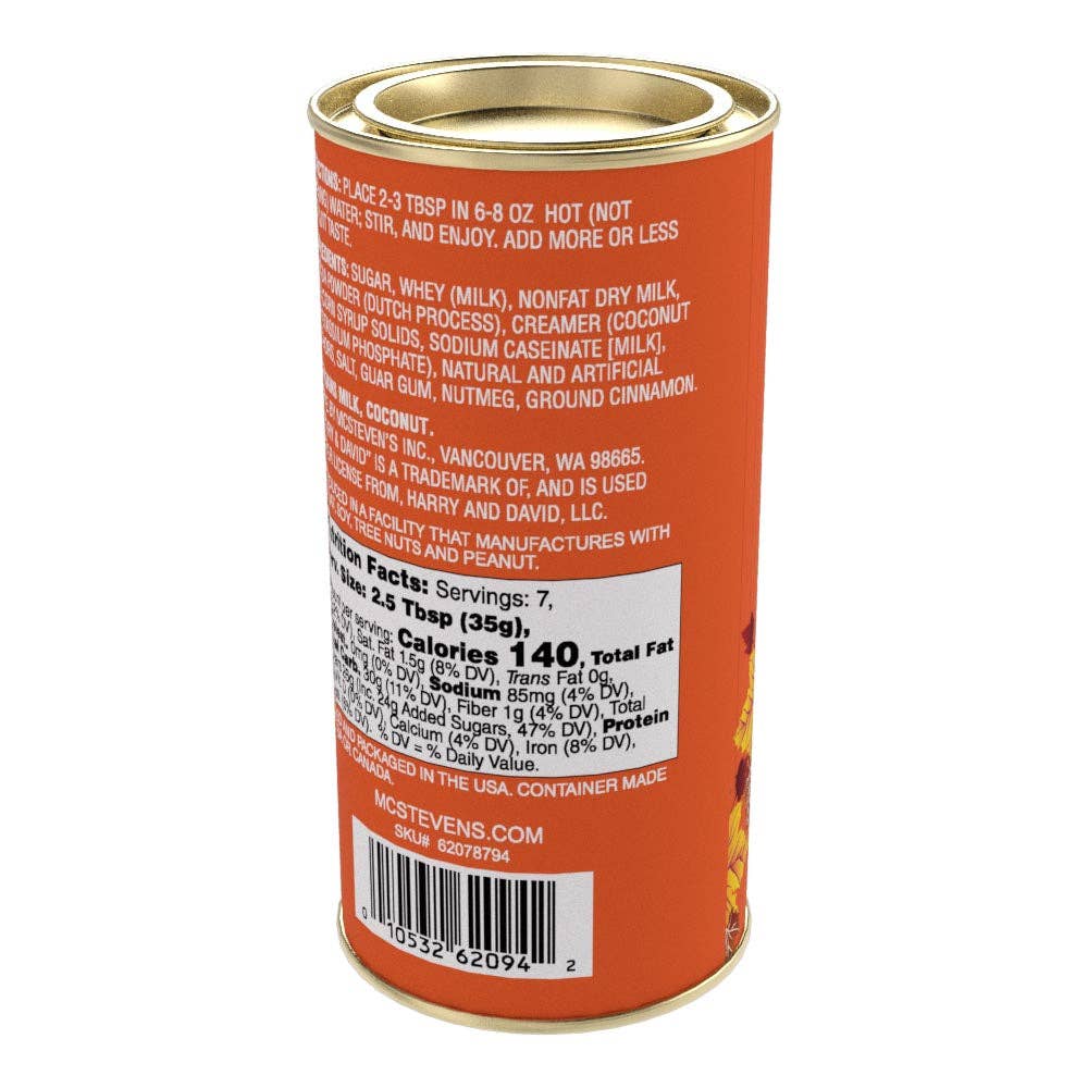 McSteven's - Vente Préparations/kits pour chocolat chaud - H&D® Chocolat Chaud Épice de Citrouille d'Automne (Boîtes de 255g)6