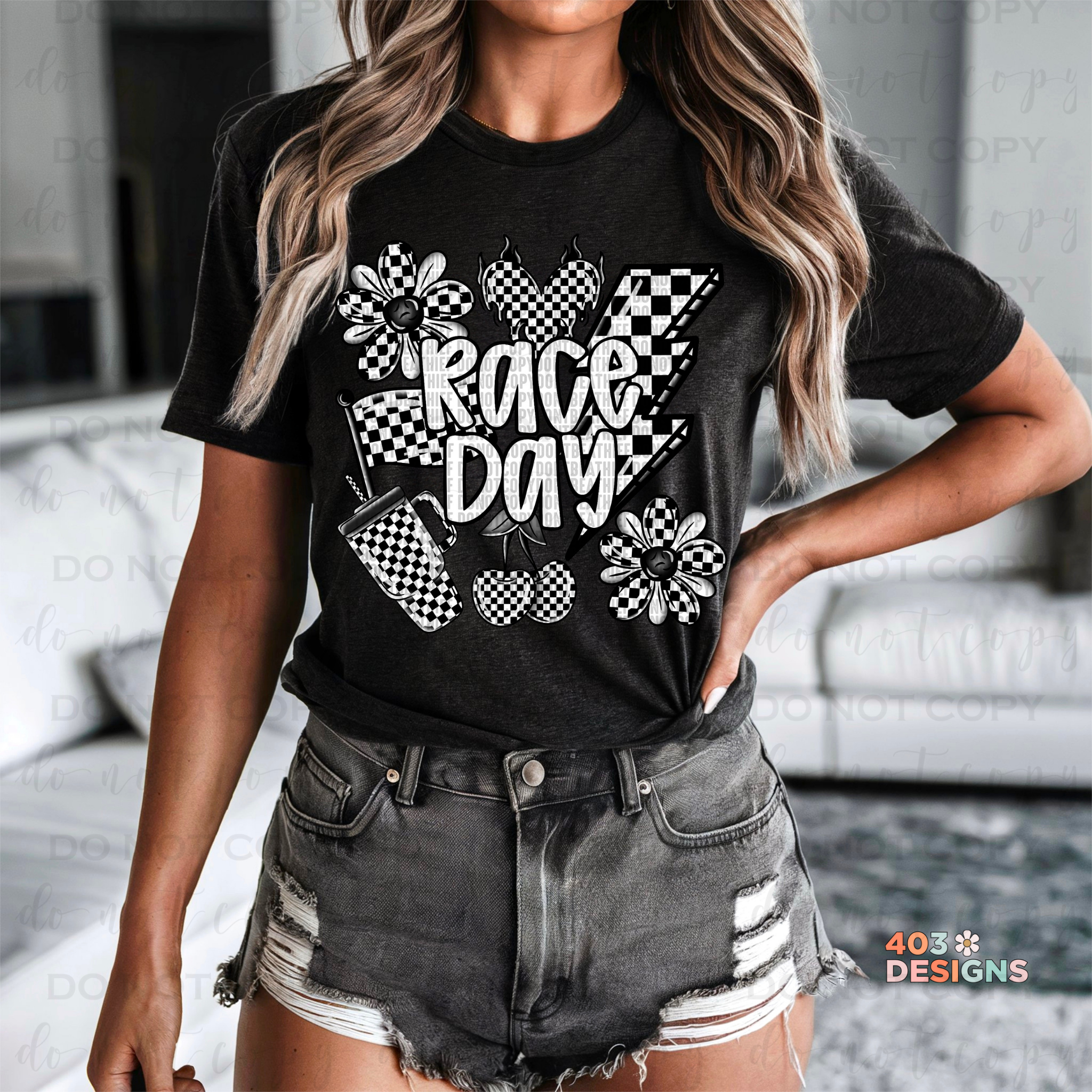 403 Designs - Wholesale Sublimation Transfer - Race Day DTF Transfer0