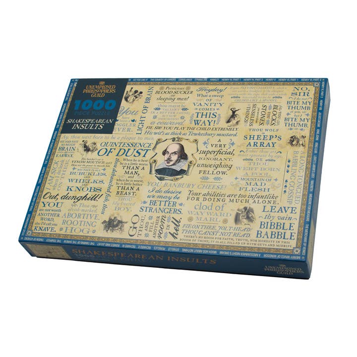 Unemployed Philosophers Guild - Wholesale Puzzle - Adult - Shakespearean Insults Puzzle3