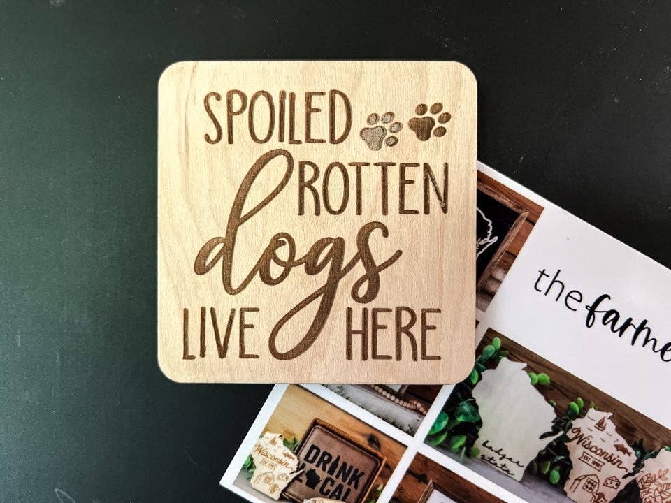 The Farmer's Wife - Venta al por mayor Imanes - Divertidos imanes para nevera para perros | Juego de 2 imanes | Regalos pequeños | G2