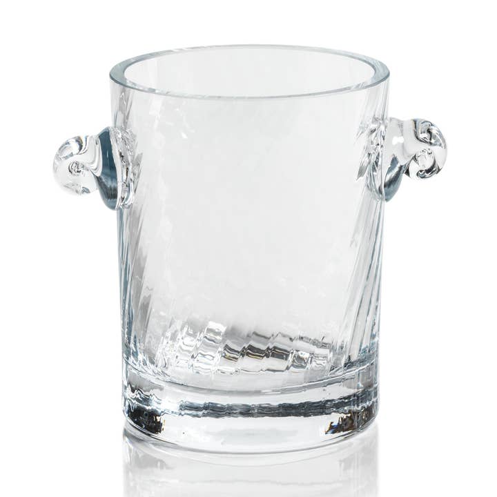 Balde de Gelo Bagatelle Swirl Glass por atacado de Zodax
