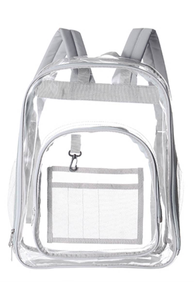 Cap Zone - Vente Sac à dos – femme - Sac à dos en PVC transparent extra large et durable6