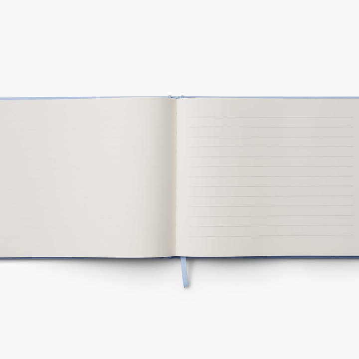 Rifle Paper Co. - Wholesale Guest Book - Hydrangea Embroidered Fabric Guest Book1