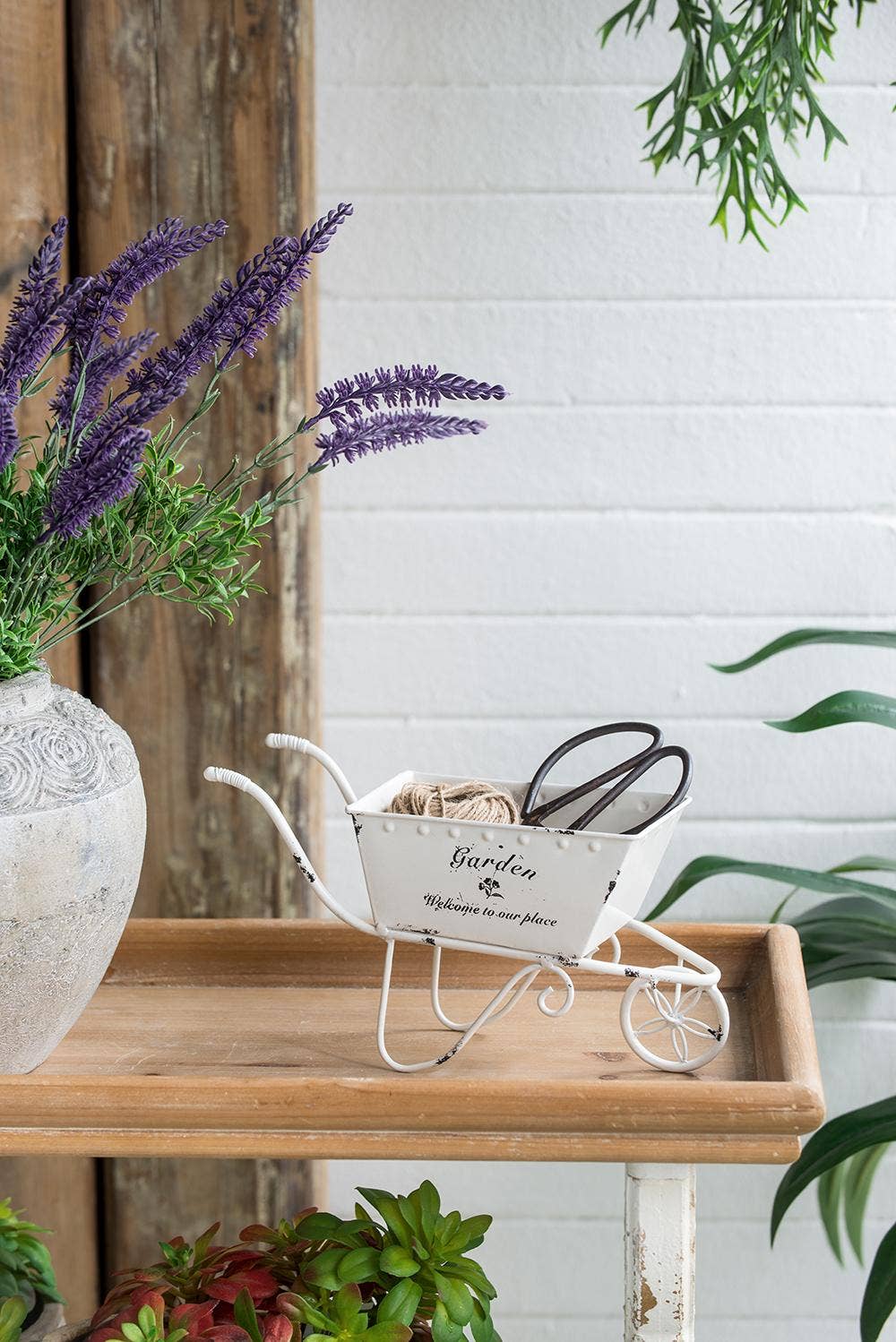 A&B Home Group Inc. – suporte de vaso por atacado – Carrinho de Mão Vaso12