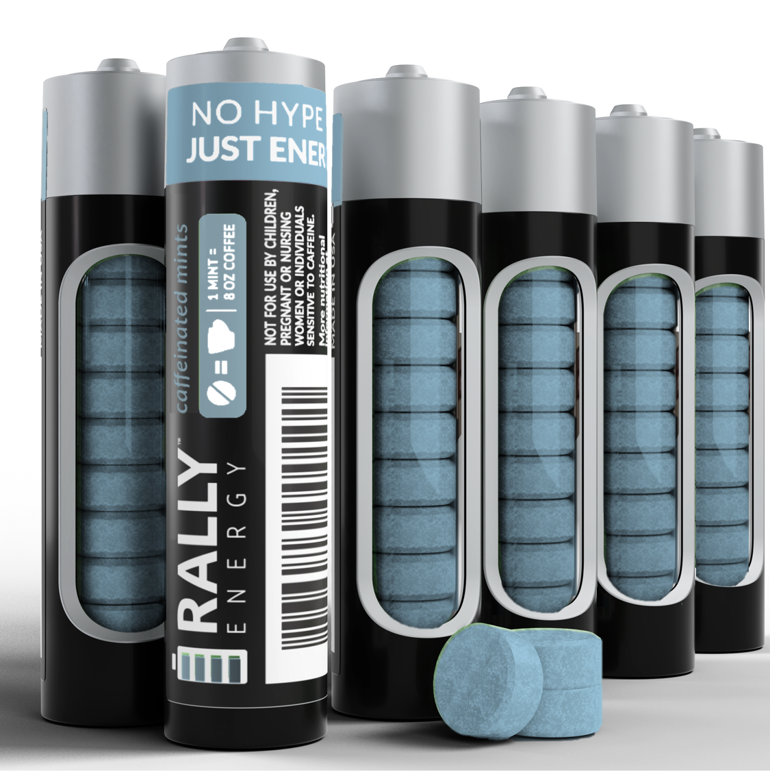 Rally energy - Vendita all'ingrosso Mentine - Wintergreen Rally Energy Battery - Menta Energizzante2