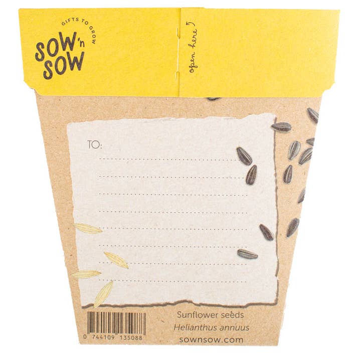 Sow 'n Sow – wholesale Plant seeds – Sunflower Gift of Seeds (Australia Only)