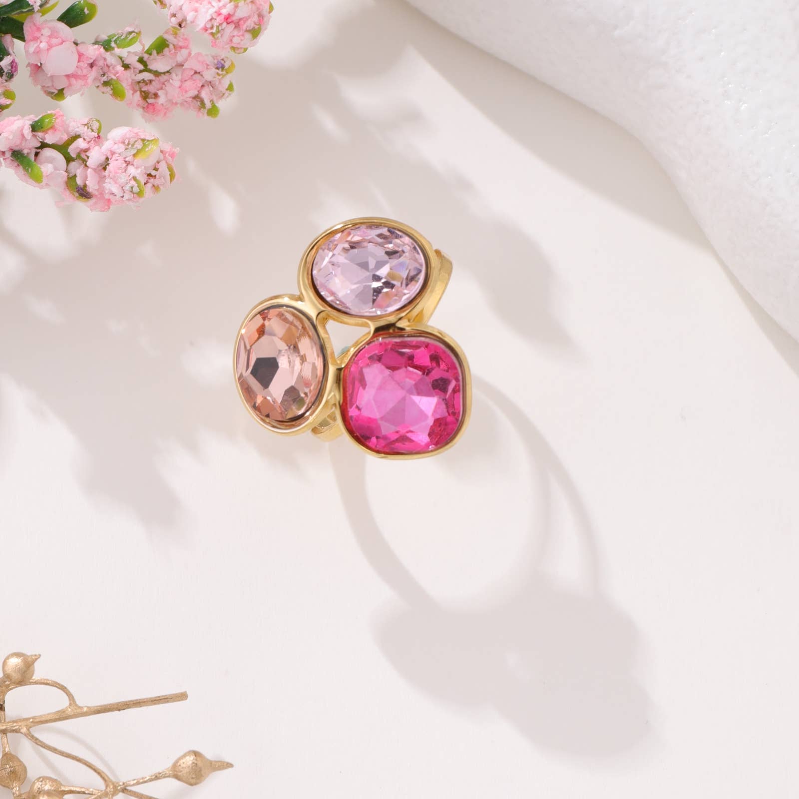 Lovelika – Anel com corrente por atacado – Anel - Naïma2