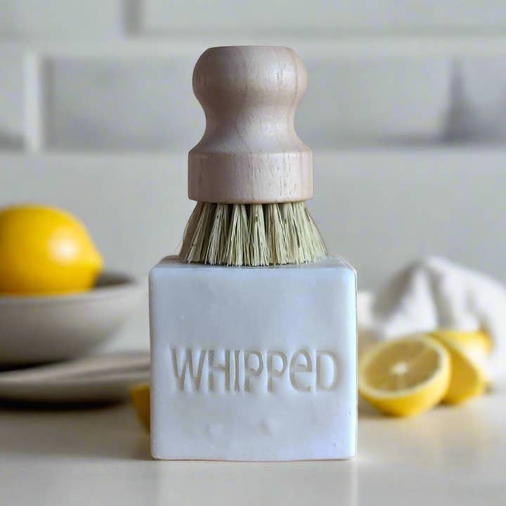 Lemon Solid Dish Soap for wholesale by Whipped Bath Co.