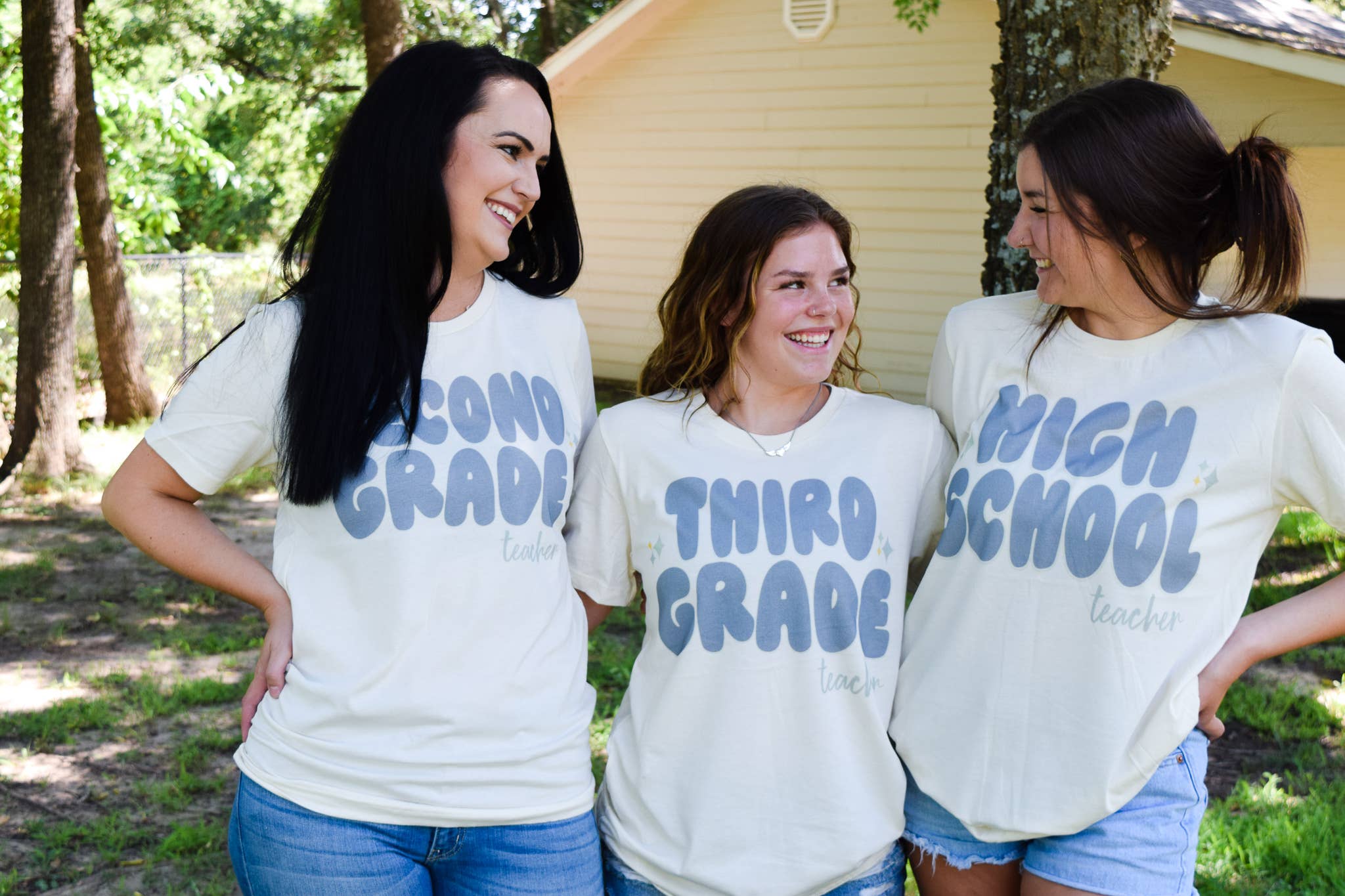 Spirit+Tribe - Wholesale Screen Printed T-Shirt - Women's - GRADE TEACHER6