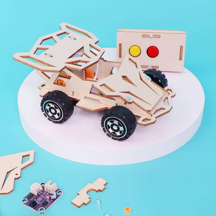 Kitsville - Wholesale Toy Car/Truck - Kids - Infrared Remote Controlled Car DIY Kit, Educational STEM Toy3