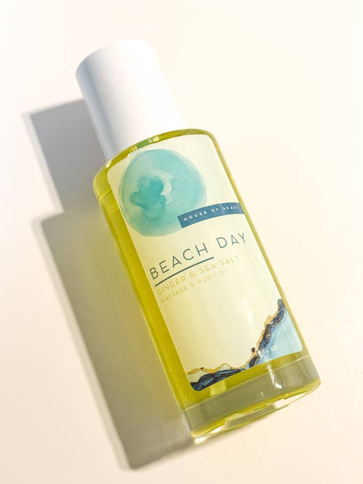 Beach Day Ginger & Sea Salt EO Body Oil for wholesale by House Of Akasi