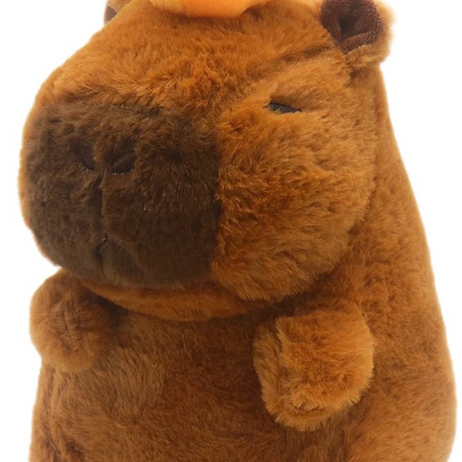 Z-E3.1 TOY939-018 Capybara en peluche Fruit 21cm pour la vente par Menga Trading