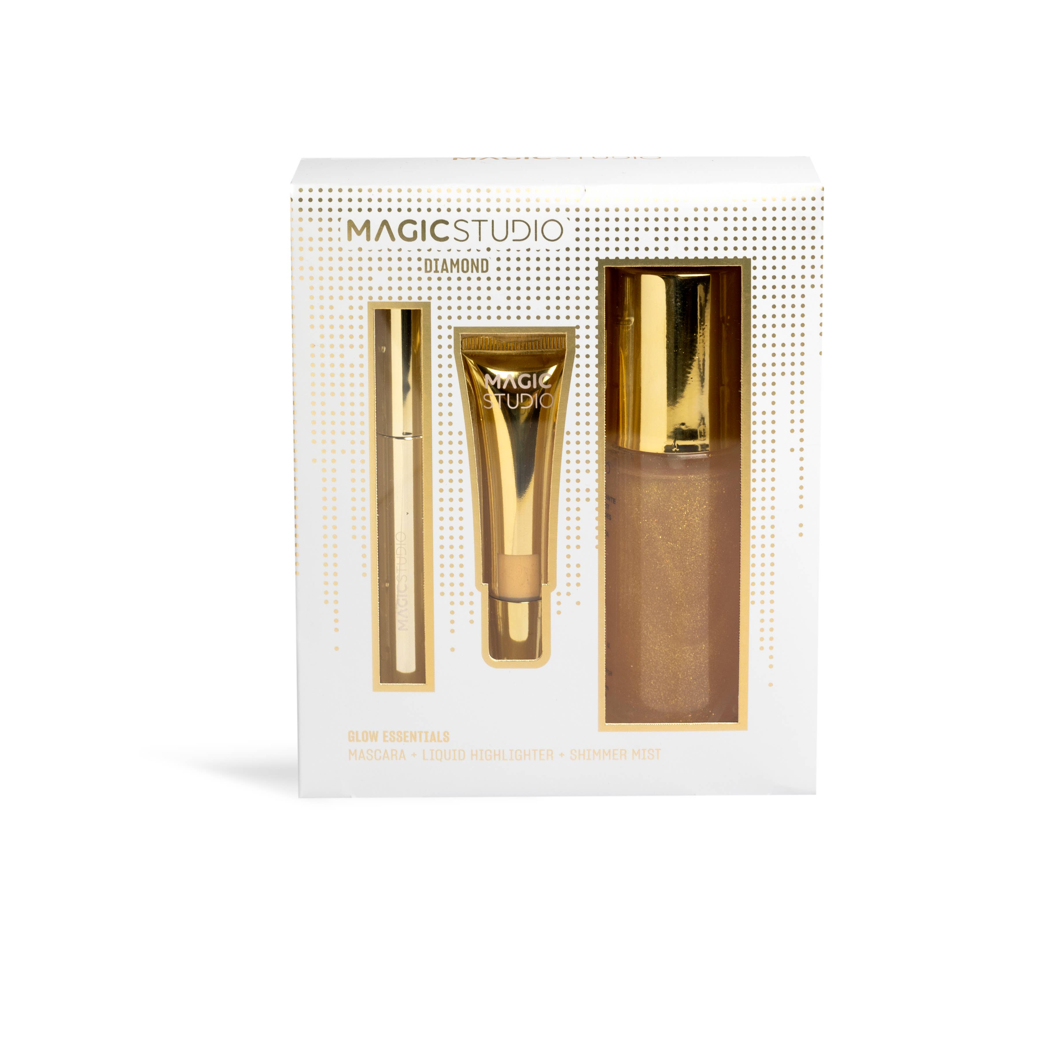 Aquarius Cosmetic SLU - Wholesale Bath & Body Set - MAGIC STUDIO DIAMOND GLOW ESSENTIALS GIFT SET2