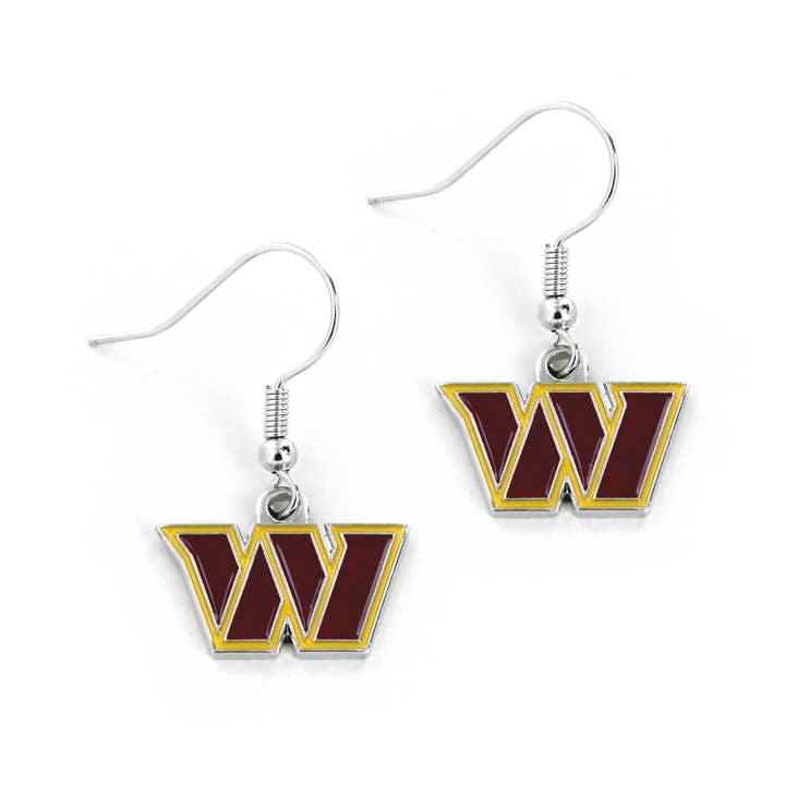 Aminco USA - Wholesale Dangle Earrings - NFL Washington Commanders Dangle Earrings