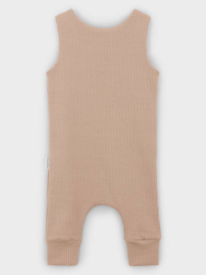 DreamBuy - Wholesale Jumpsuit - Baby - Velvet Mocha Dungarees Romper | Baby Overalls.