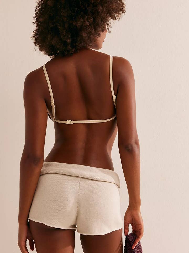 Dipped Shop - Wholesale Shorts – Women’s - Casual Solid Color Knit High Waisted Shorts DP25B6336