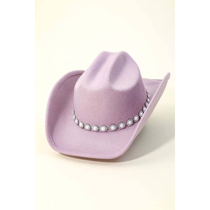 Anarchy Street - Wholesale Cowboy Hat - Women's - Western Pearl Studded Fashion Cowboy Hat7